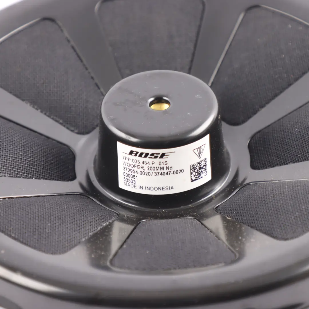 Front Door Bass Loudspeaker Left Right N/O/S to Porsche Cayenne 92A with Part number 7PP035454P Porsche Cayenne 92A Front Door Bass Loudspeaker Left Right N/O/S - SKU 7PP035454P - Part number 7PP035454P