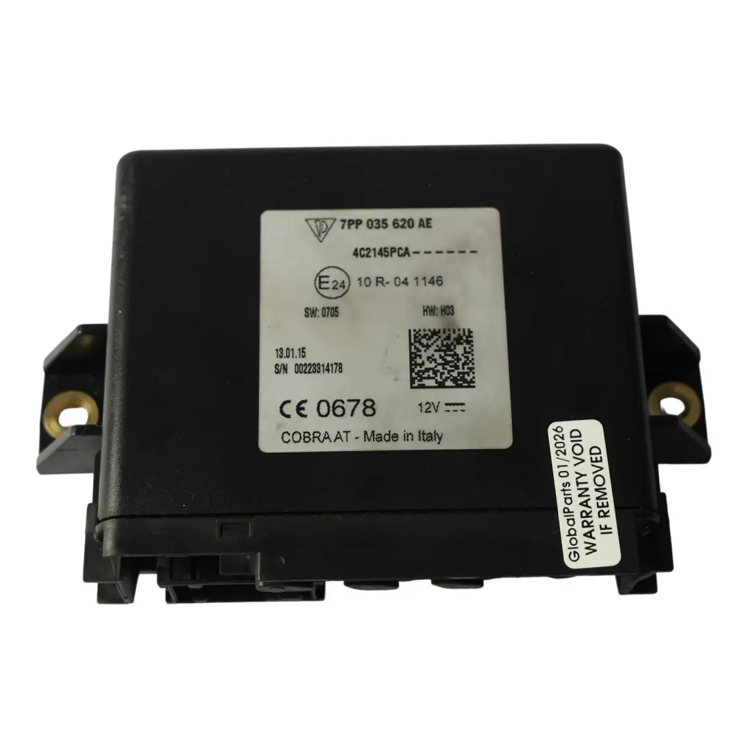 Modulo Di Controllo Della Navigazione per Porsche Cayenne 92A con numero di parte 7PP035620AE Porsche Cayenne 92A Modulo Di Controllo Della Navigazione - SKU 7PP035620AE - Numero di parte 7PP035620AE