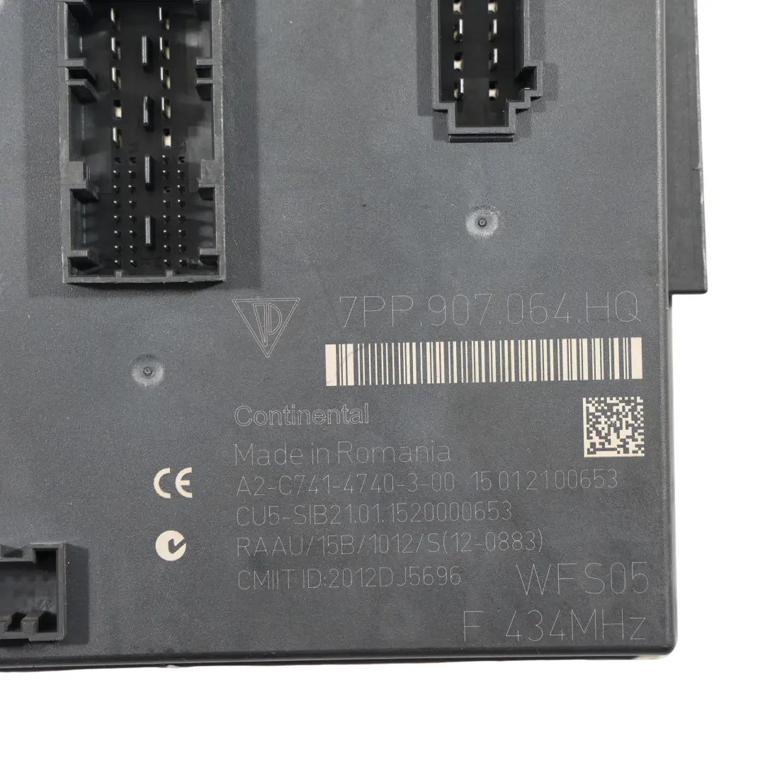 Porsche Cayenne 92A Body Comfort Module Control Unit - SKU 7PP907064HQ - Part number 7PP907064HQ