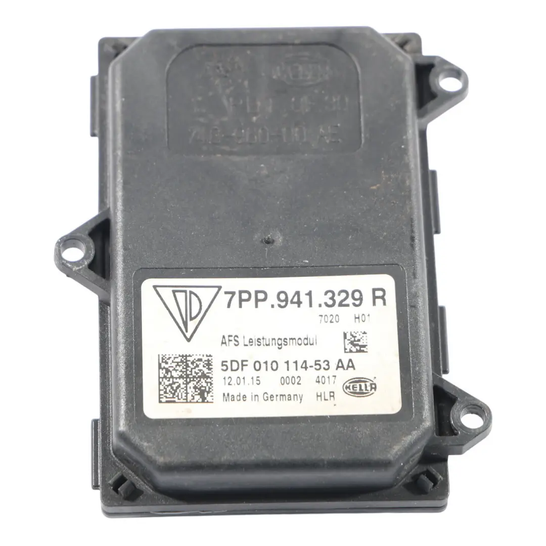 Unità Di Controllo Modulo Reattore Fari per Porsche Cayenne 92A con numero di parte 7PP941329R Porsche Cayenne 92A Unità Di Controllo Modulo Reattore Fari - SKU 7PP941329R - Numero di parte 7PP941329R