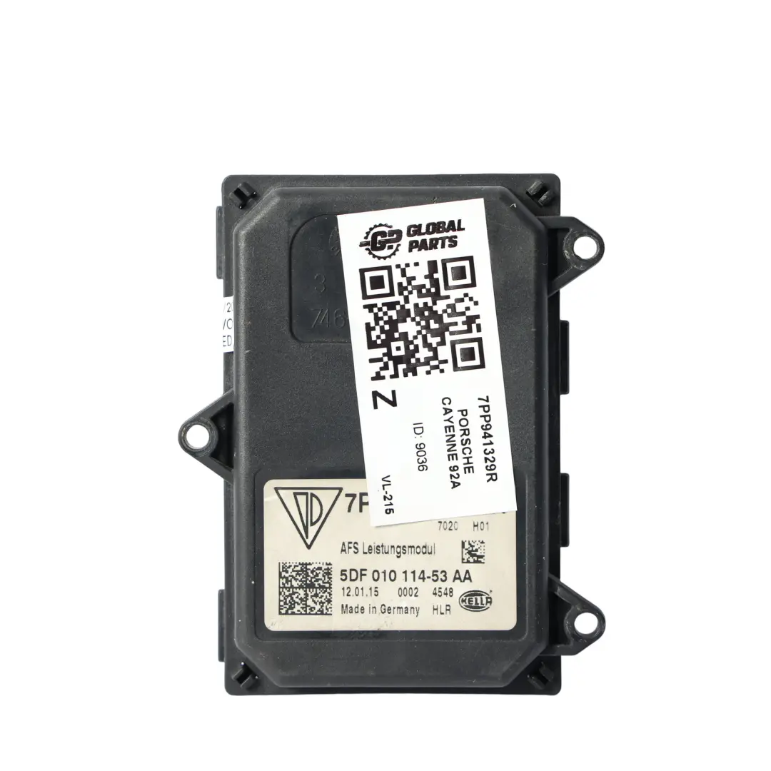 Moduł Sterownik Przetwornica Świateł Przód do Porsche Cayenne 92A o numerze 7PP941329R Porsche Cayenne 92A Moduł Sterownik Przetwornica Świateł Przód - SKU 7PP941329R - Numer Części 7PP941329R