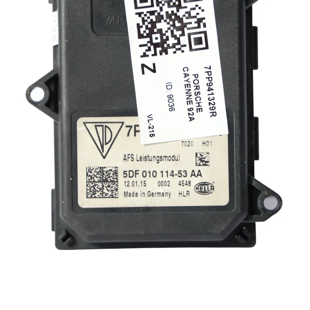 Moduł Sterownik Przetwornica Świateł Przód do Porsche Cayenne 92A o numerze 7PP941329R Porsche Cayenne 92A Moduł Sterownik Przetwornica Świateł Przód - SKU 7PP941329R - Numer Części 7PP941329R