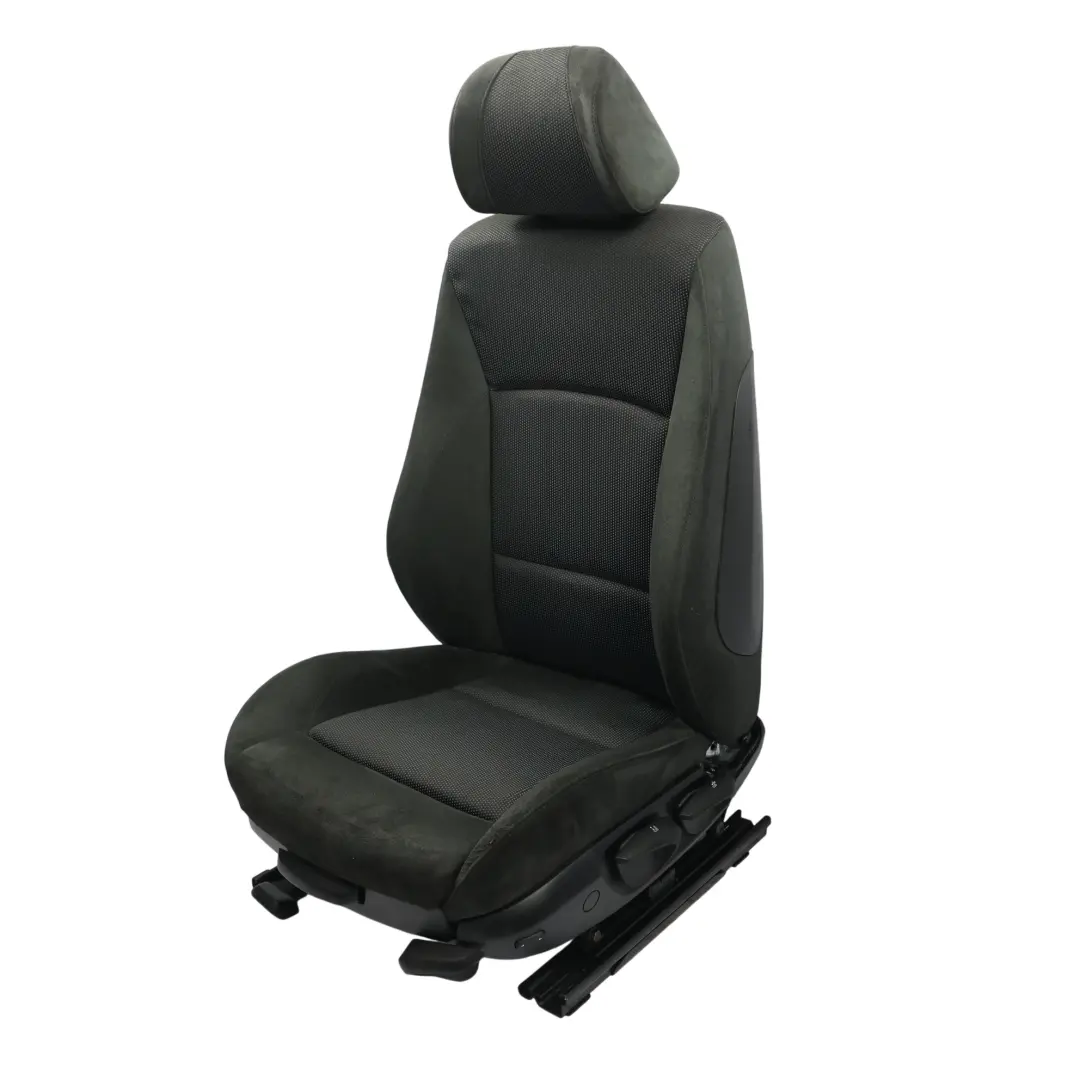 BMW E90 E91 LCI M Front Seat Sport Heated Cloth Alcantara Anthracite Left N/S - SKU 8036335-5 - Part number 8036335