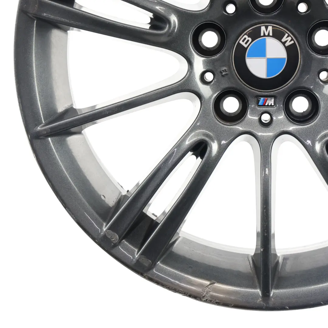 BMW E90 E91 E92 Cerchio lega anteriore grigio 18" 8J ET:34 M Spider Spoke 193 - SKU 8036933-11 - Numero di parte 8036933