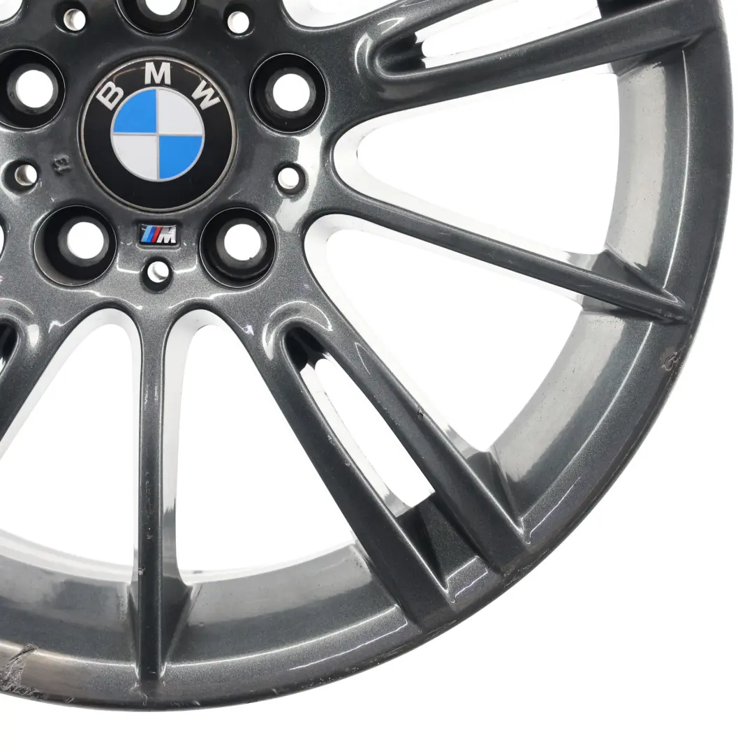BMW E90 E91 E92 E93 Jante alliage avant grise 18" 8J ET:34 M Spider Spoke 193 - SKU 8036933-11 - Numéro de pièce 8036933