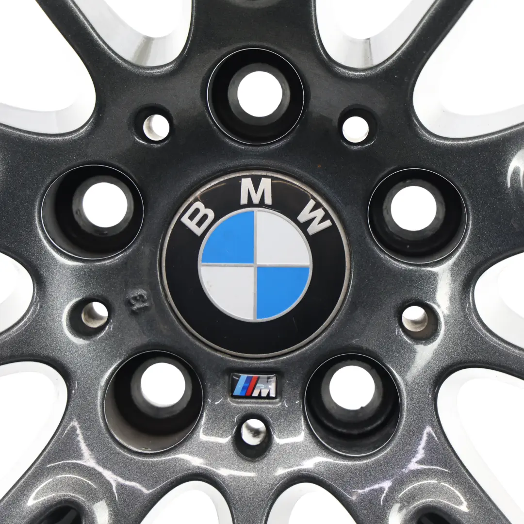 Gris Delantero Llanta aleación 18" 8J ET:34 M Spider Spoke 193 para BMW E90 E91 E92 con número de pieza 8036933 BMW E90 E91 E92 Gris Delantero Llanta aleación 18" 8J ET:34 M Spider Spoke 193 - SKU 8036933-11 - Número de pieza 8036933