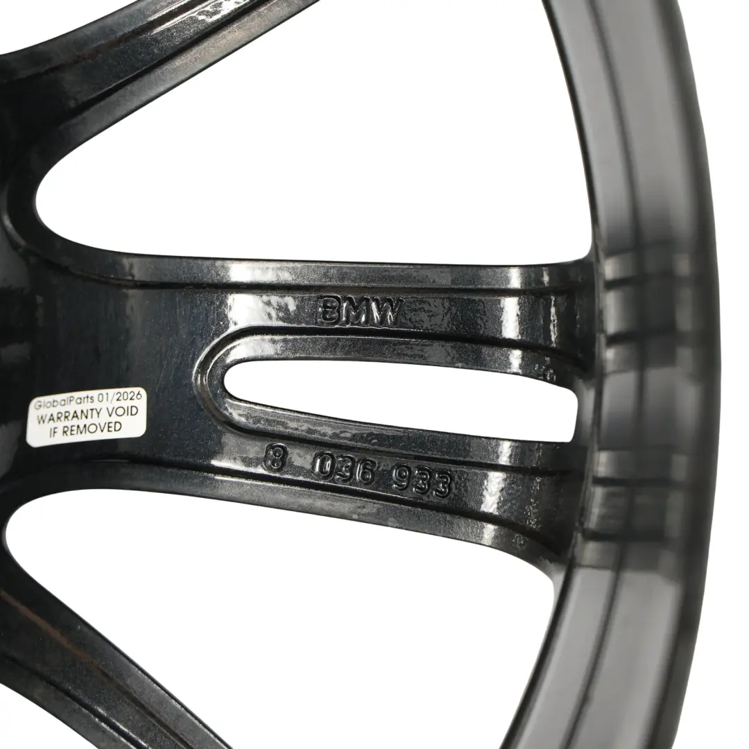 BMW E90 E91 E92 Grau Leichtmetallfelge vorne 18" 8J ET:34 M Spider Speiche 193 - SKU 8036933-12 - Teilenummer 8036933