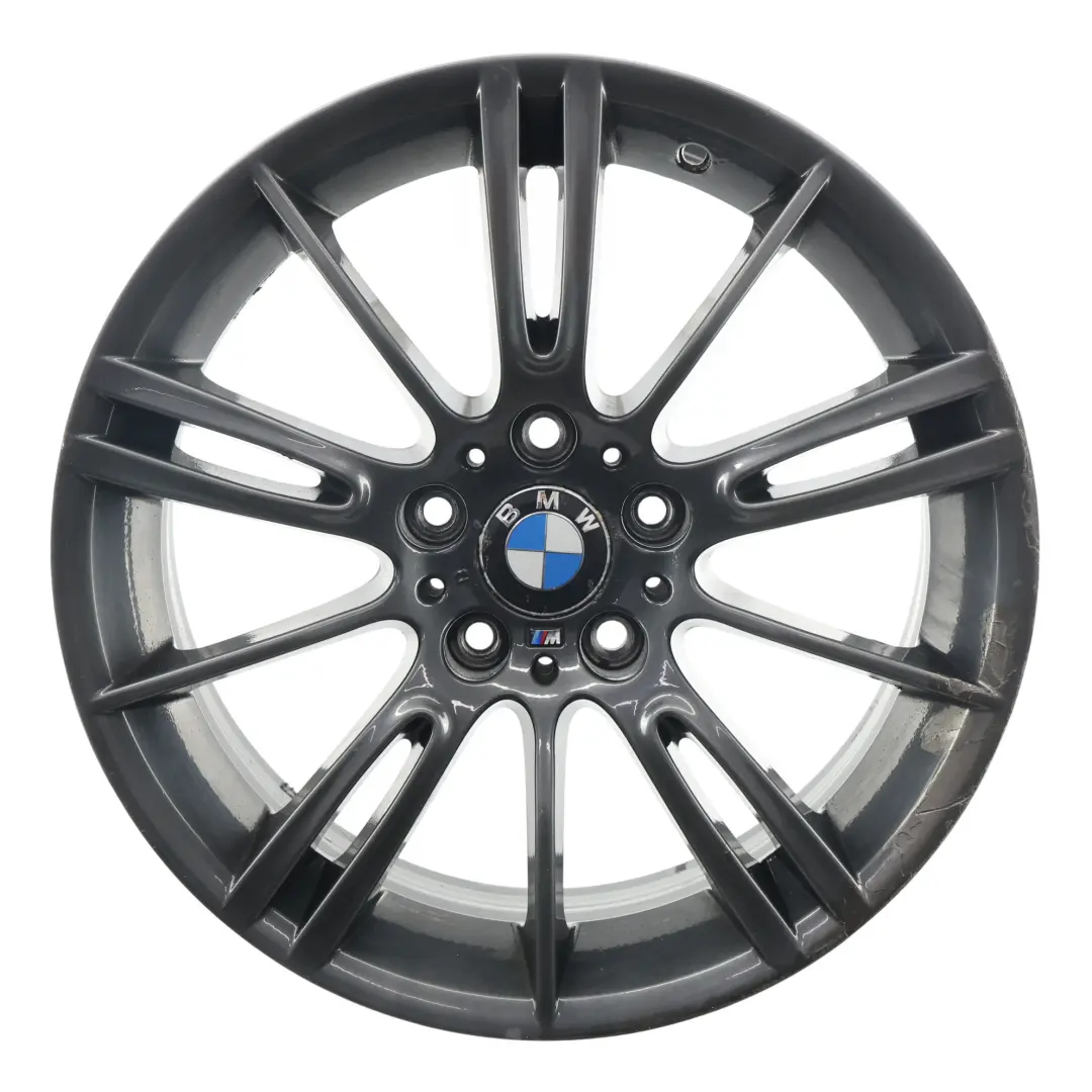 Grau Leichtmetallfelge Vorne 18" 8J ET:34 M Styling 193 für BMW E90 E91 E92 E93 mit Teilenummer 8036933 BMW E90 E91 E92 E93 Grau Leichtmetallfelge Vorne 18" 8J ET:34 M Styling 193 - SKU 8036933-14 - Teilenummer 8036933