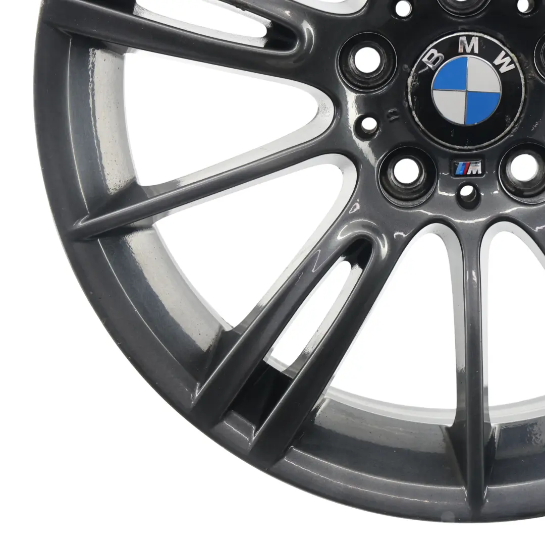 Grey Front Alloy Wheel Rim 18" 8J ET:34 M Spider Spoke 193 to BMW E90 E91 E92 E93 with Part number 8036933 BMW E90 E91 E92 E93 Grey Front Alloy Wheel Rim 18" 8J ET:34 M Spider Spoke 193 - SKU 8036933-14 - Part number 8036933