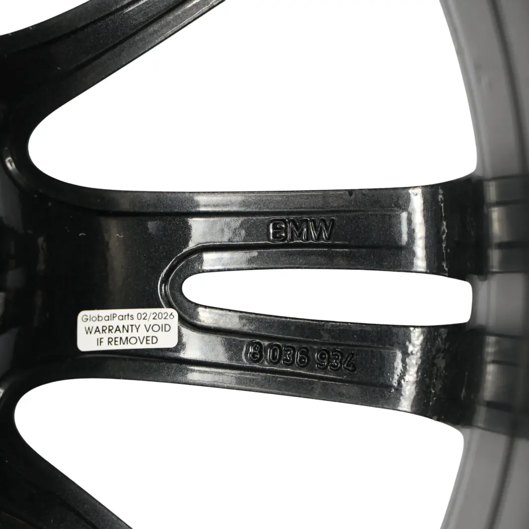 Grey Rear Alloy Wheel Rim 18" 8,5J ET:37 M Spider Spoke 193 to BMW E90 E91 with Part number 8036934 BMW E90 E91 Grey Rear Alloy Wheel Rim 18" 8,5J ET:37 M Spider Spoke 193 - SKU 8036934-13 - Part number 8036934