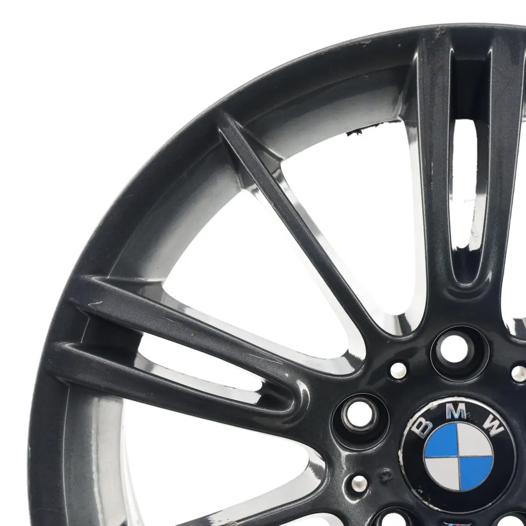BMW E90 E91 E92 Black Rear Alloy Wheel Rim 18" 8,5J ET:37 M Spider Spoke 193 - SKU 8036934-3 - Part number 8036934