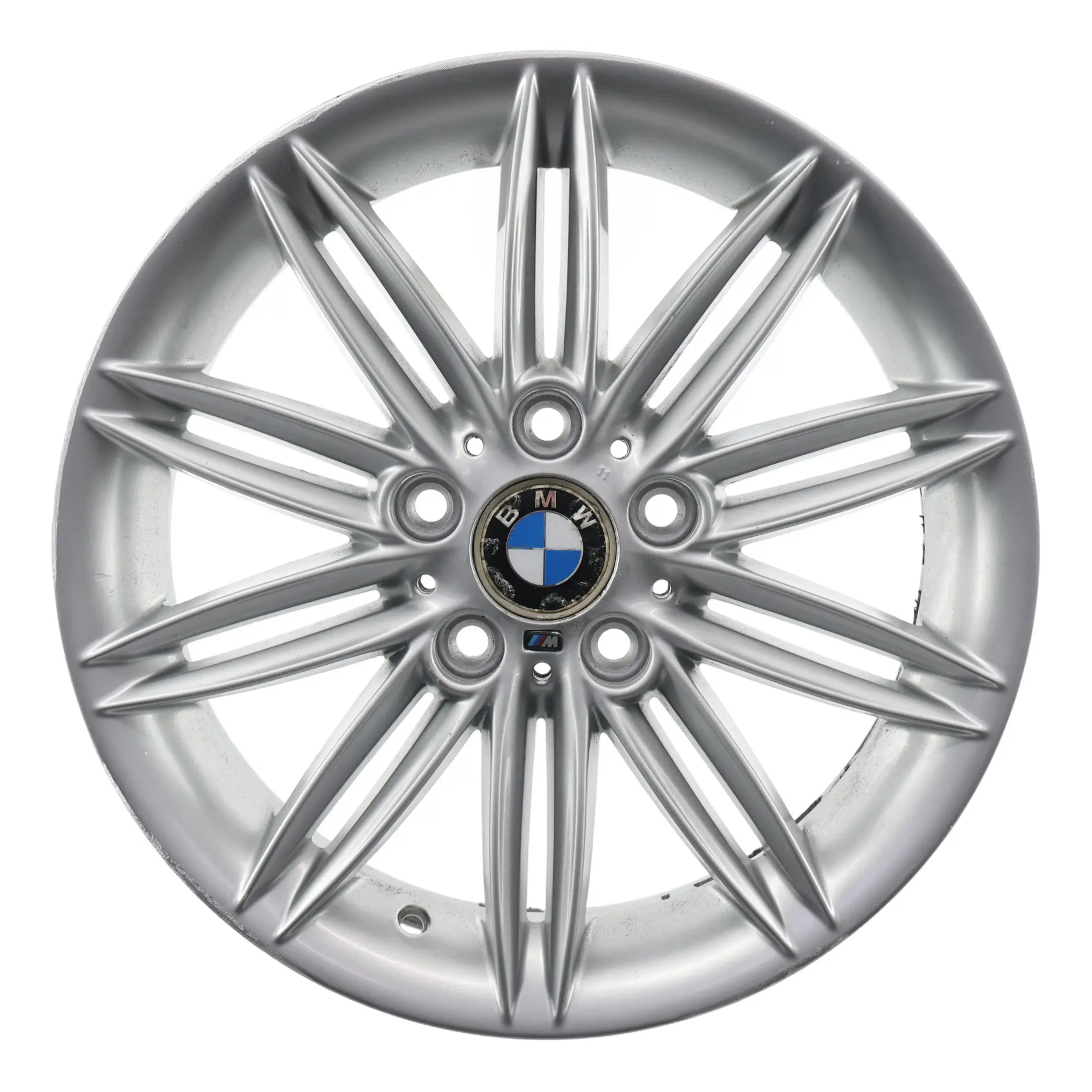 BMW E81 E82 E87 E88 Argento Allu Mini o Cerchione IN Lega 17" 7J ET:47