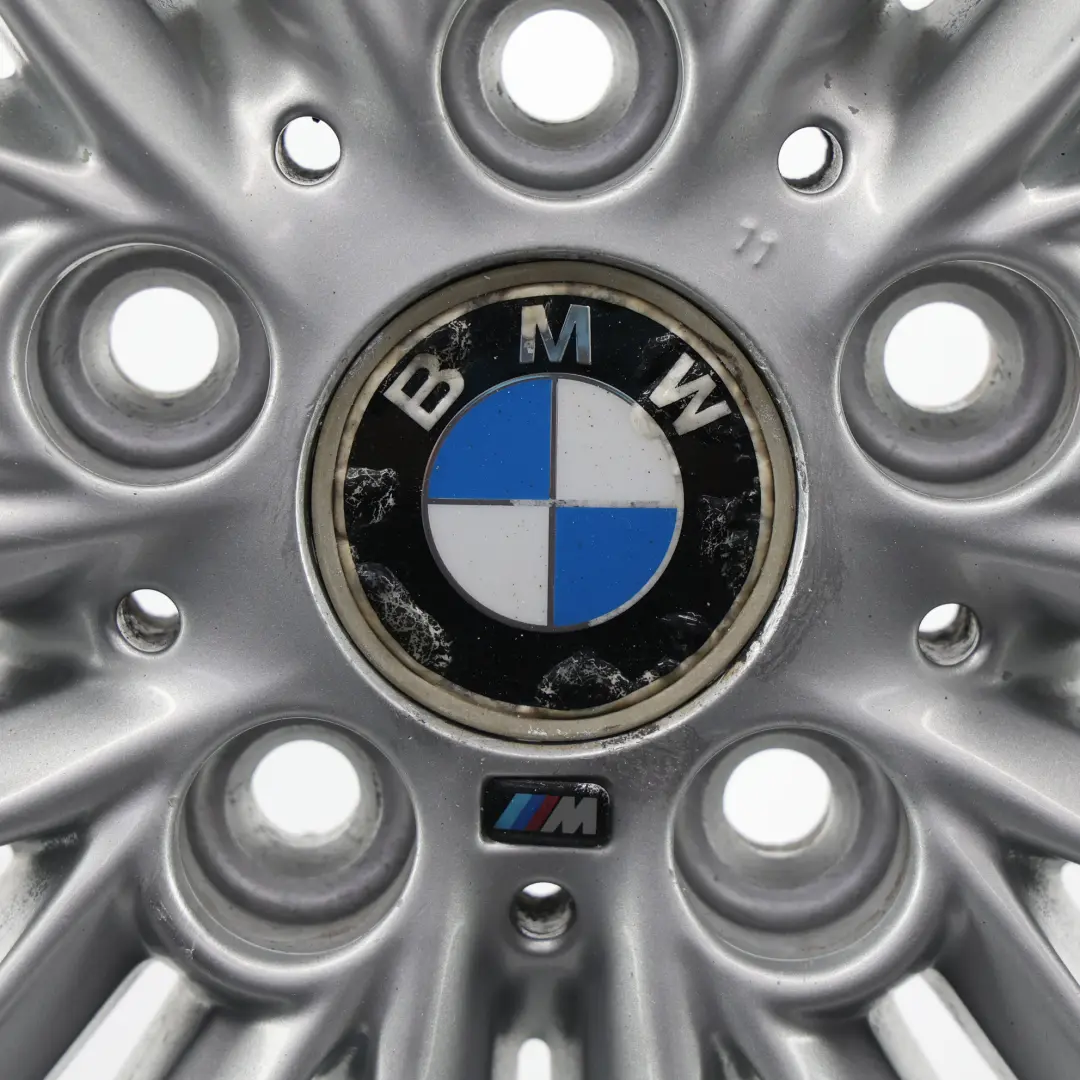 Rim Alloy Silver 17" 7J ET:47 M Double Spoke 207 to BMW E81 E82 E87 E88 Wheel with Part number 8036937 BMW E81 E82 E87 E88 Wheel Rim Alloy Silver 17" 7J ET:47 M Double Spoke 207 - SKU 8036937-6 - Part number 8036937