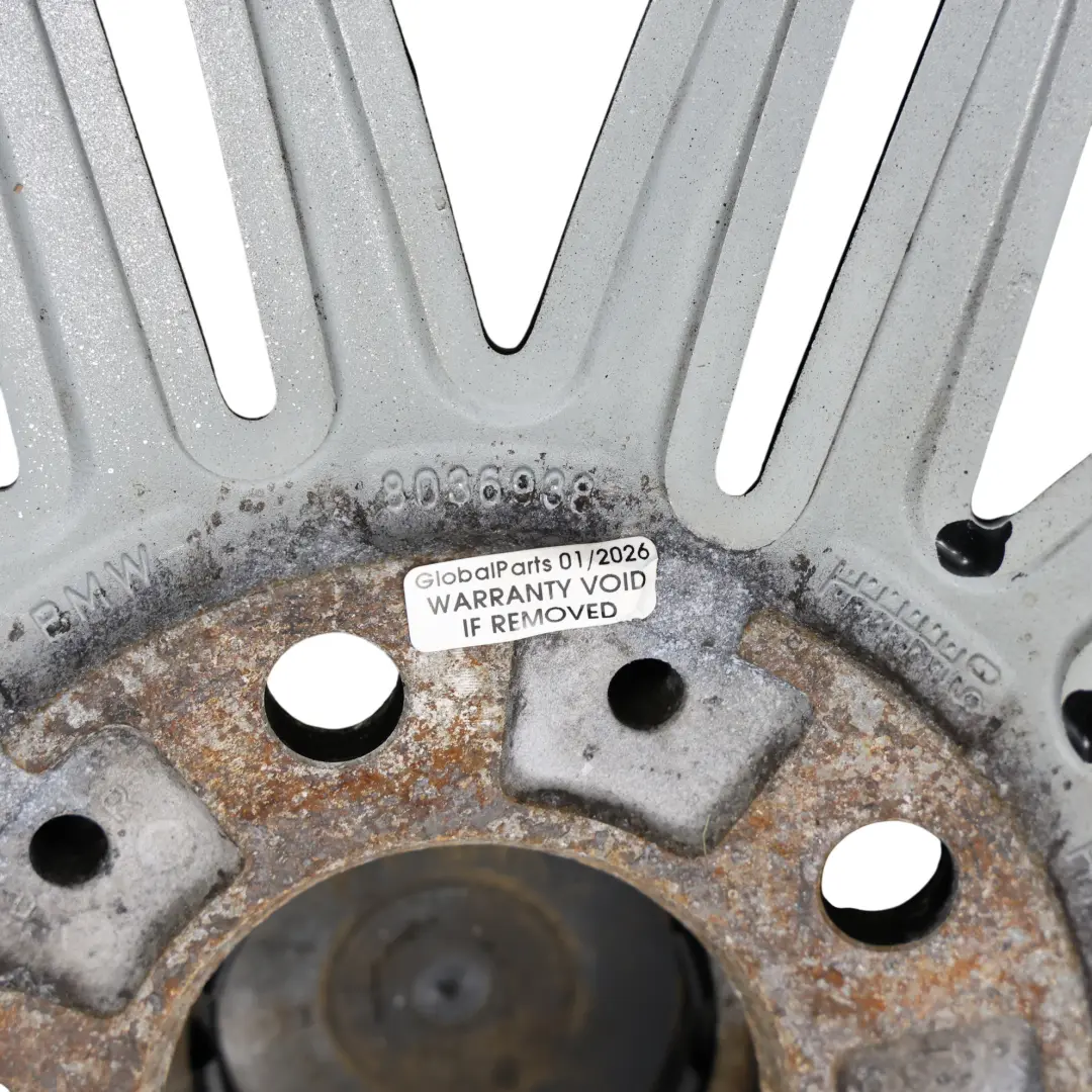 BMW E81 E82 E87 E88 Hinter Rad Schwarz Felge 17" 7,5J ET:47 M Doppel Speiche 207 - SKU 8036938-10 - Teilenummer 8036938