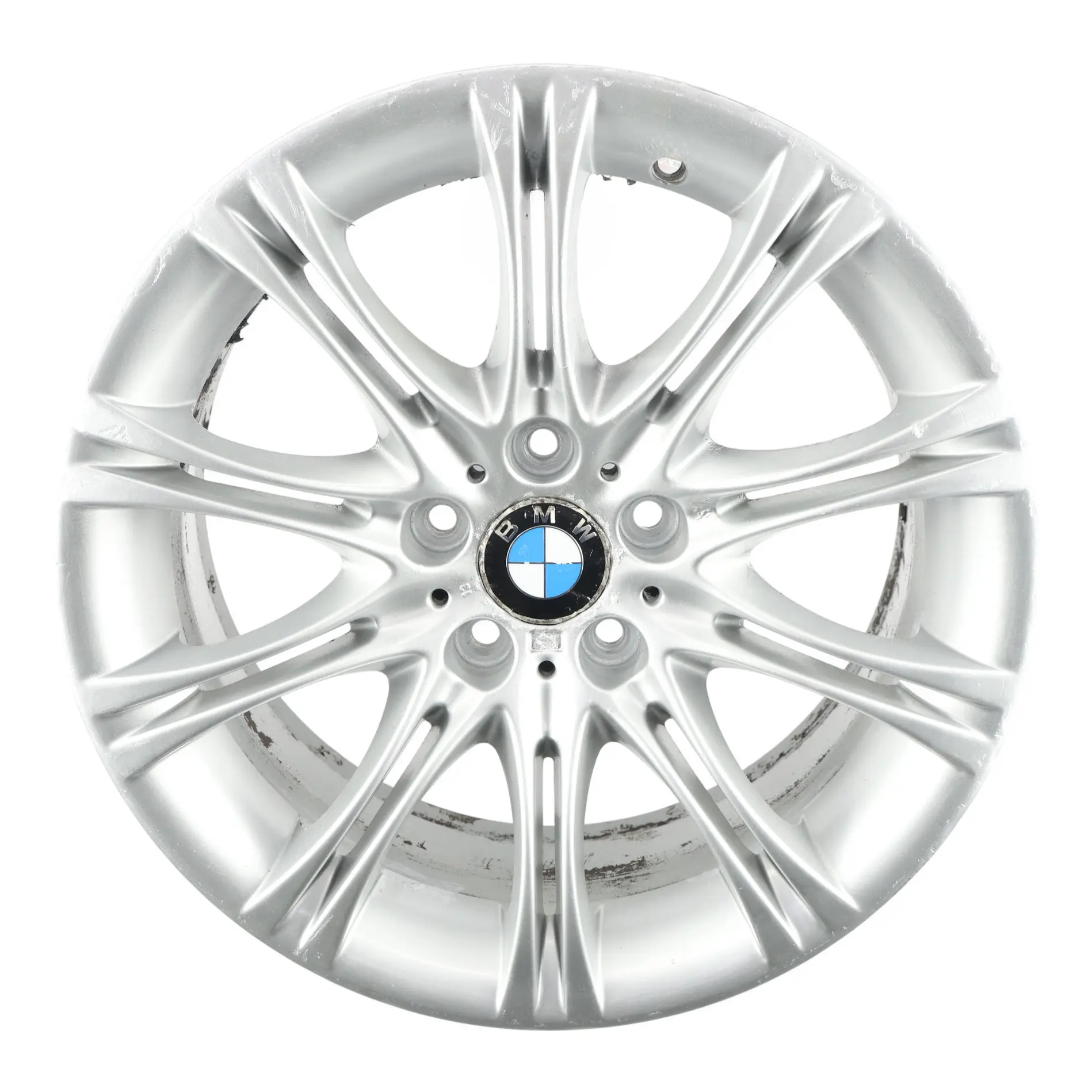 BMW E60 E61 Wheel Rim Alloy Silver 18" ET:20 8J M Double Spoke 135