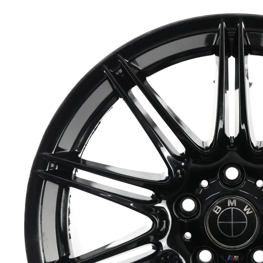BMW E90 E91 E92 E93 Negro llanta trasera aleación 19 "M doble radio 225 9J ET:39 - SKU 8037142-3 - Número de pieza 8037142
