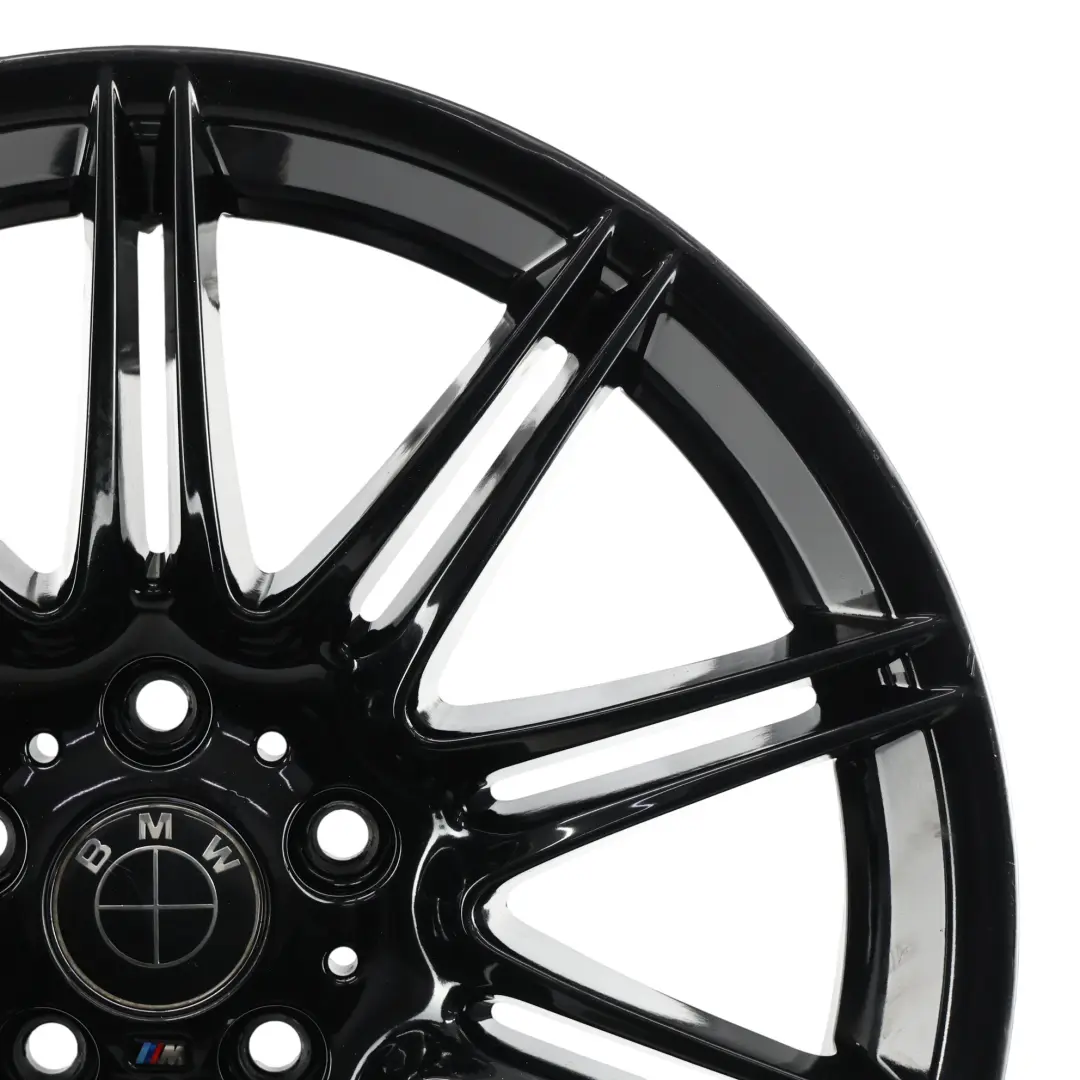 Alloy Rim 19" M Double Spoke 225 9J ET:39 to BMW E90 E91 E92 E93 Black Rear Wheel with Part number 8037142 BMW E90 E91 E92 E93 Black Rear Wheel Alloy Rim 19" M Double Spoke 225 9J ET:39 - SKU 8037142-3 - Part number 8037142