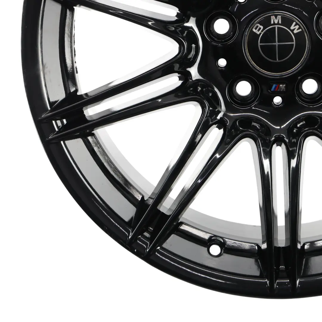 BMW E90 E91 E92 E93 Cerchio posteriore nero lega 19" M Doppie razze 225 9J ET:39 - SKU 8037142-3 - Numero di parte 8037142