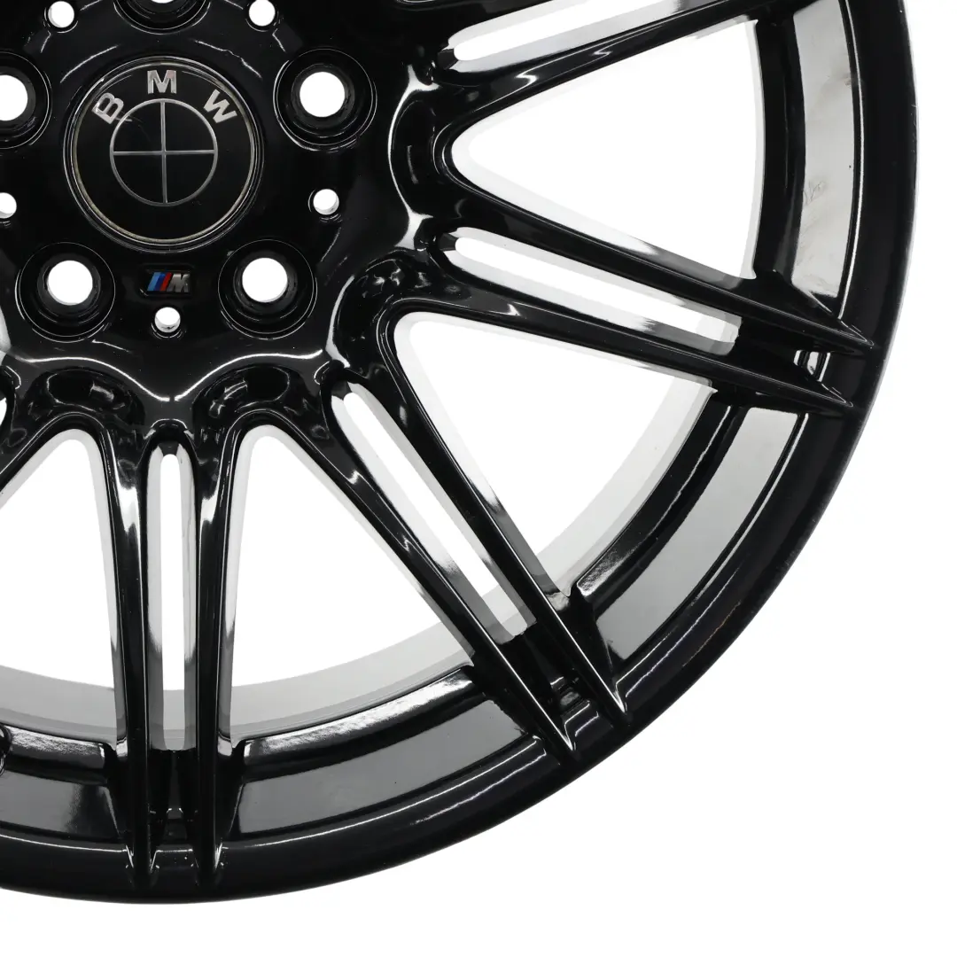 BMW E90 E91 E92 E93 Negro llanta trasera aleación 19 "M doble radio 225 9J ET:39 - SKU 8037142-3 - Número de pieza 8037142