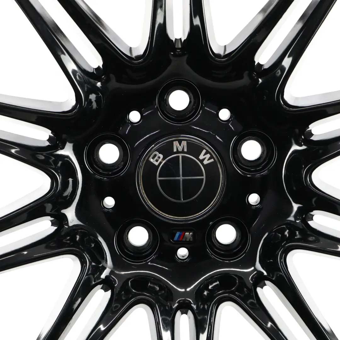 BMW E90 E91 E92 E93 Negro llanta trasera aleación 19 "M doble radio 225 9J ET:39 - SKU 8037142-3 - Número de pieza 8037142