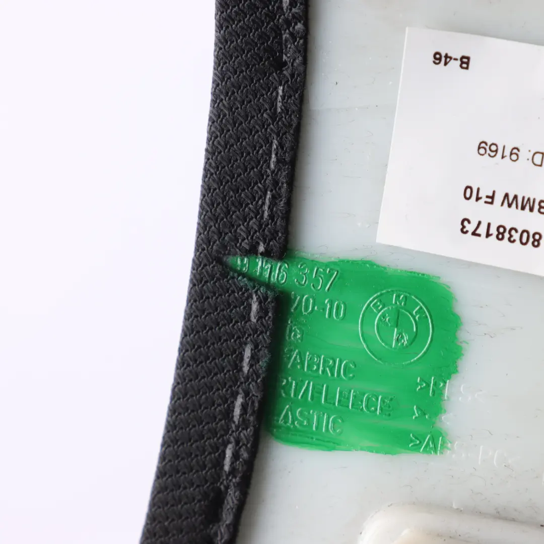 C-Säule Verkleidung Leiste Zierleiste Schwarz Links 9116357 für BMW F10 LCI mit Teilenummer 8038173 BMW F10 LCI C-Säule Verkleidung Leiste Zierleiste Schwarz Links 9116357 - SKU 8038173 - Teilenummer 8038173