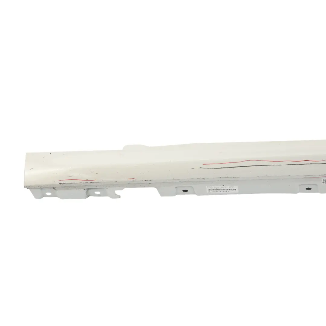 Side Skirt M Sport Sill Panel Left N/S Alpinweiss Alpine White - 300 to BMW F06 with Part number 8052655 BMW F06 Side Skirt M Sport Sill Panel Left N/S Alpinweiss Alpine White - 300 - SKU 8052655-AW2 - Part number 8052655