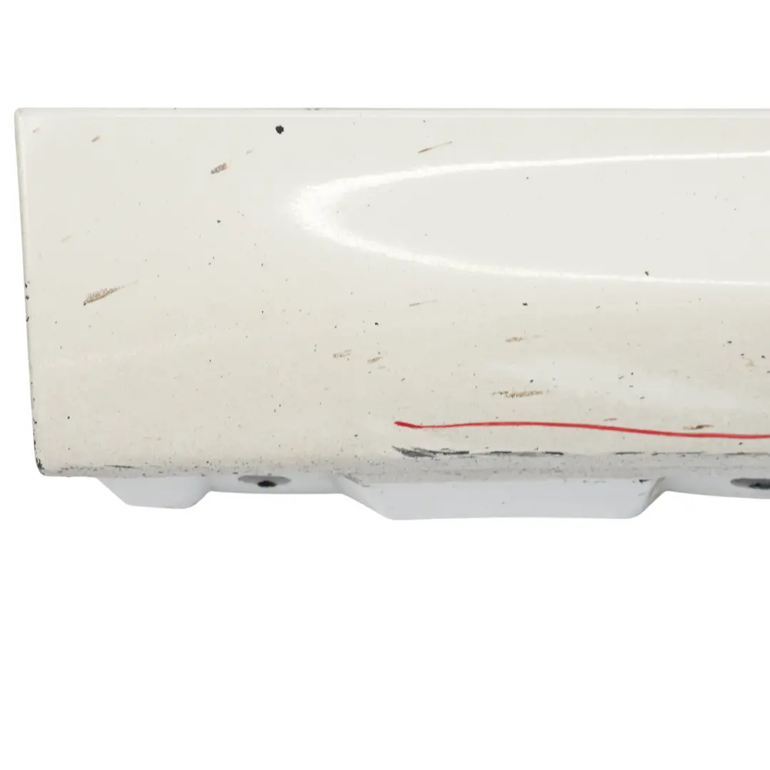 BMW F06 Side Skirt M Sport Sill Panel Left N/S Alpinweiss Alpine White - 300 - SKU 8052655-AW2 - Part number 8052655