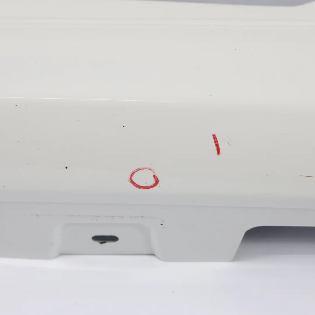 BMW F06 Side Skirt M Sport Sill Panel Right O/S Alpinweiss Alpine White - 300 - SKU 8052656-AW2 - Part number 8052656