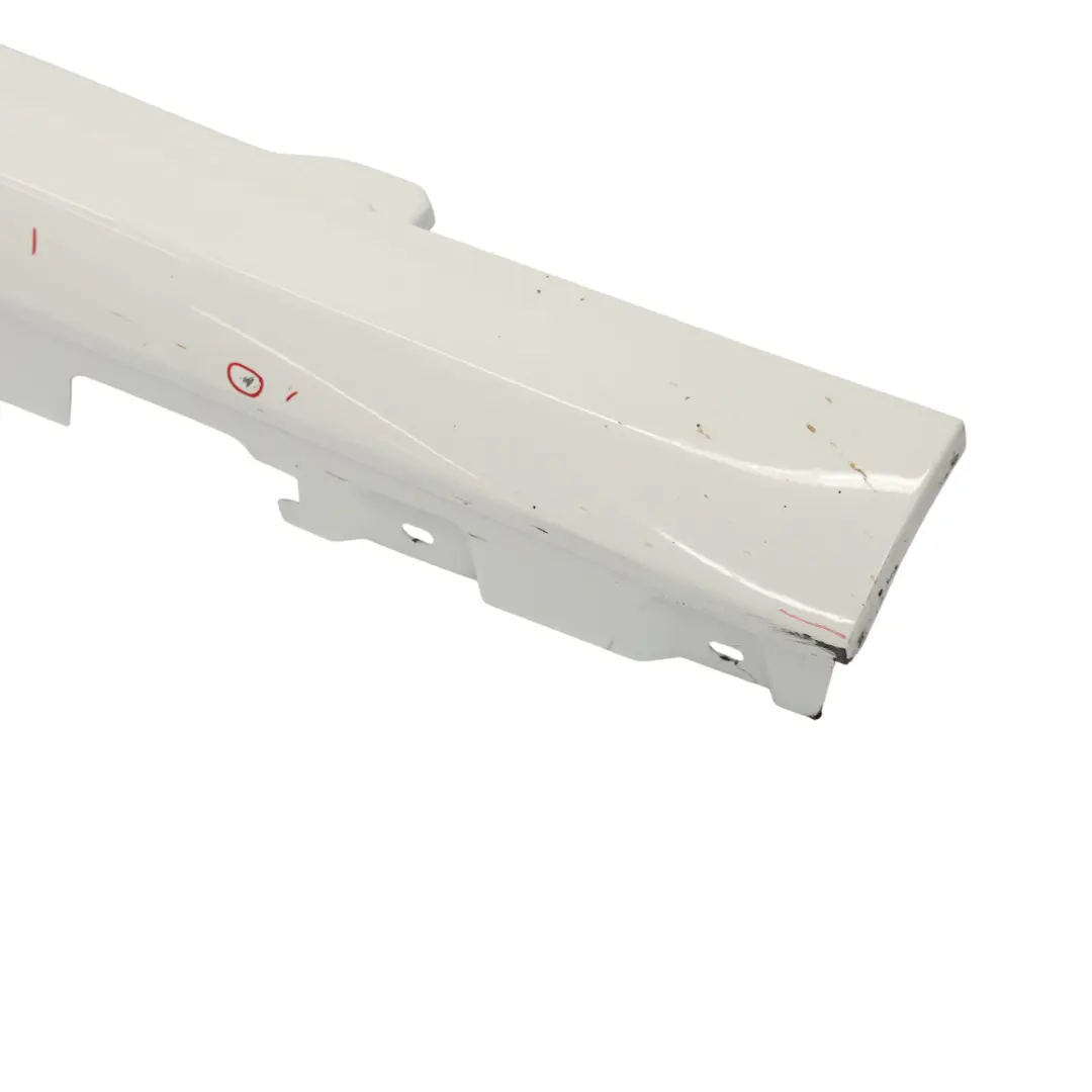 BMW F06 Faldón Lateral M Sport Sill Panel Derecho Alpinweiss 3 - 300 - SKU 8052656-AW2 - Número de pieza 8052656