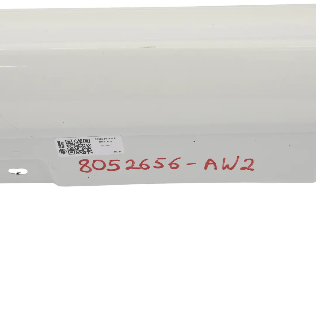 BMW F06 Seitenschweller M Sport Schwellerverkleidung Rechts Alpinweiss 3 - 300 - SKU 8052656-AW2 - Teilenummer 8052656