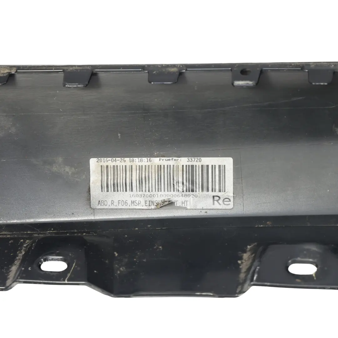 Minigonna Laterale M Sport Pannello Davanzale Destro Carbonschwarz - 416 per BMW F06 con numero di parte 8052656 BMW F06 Minigonna Laterale M Sport Pannello Davanzale Destro Carbonschwarz - 416 - SKU 8052656-CAR - Numero di parte 8052656