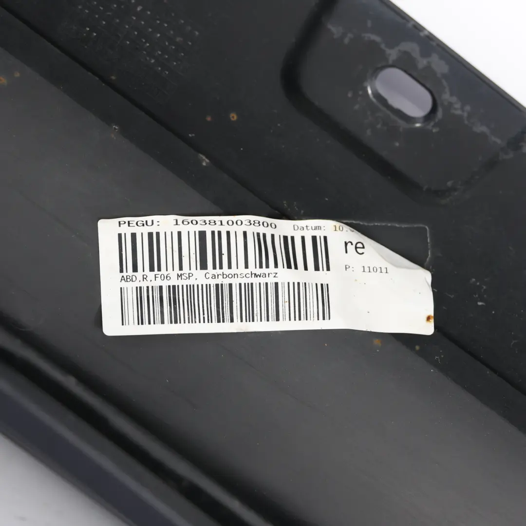 BMW F06 Seitenschweller M Sport Schwellerverkleidung Rechts Carbonschwarz - 416 - SKU 8052656-CAR - Teilenummer 8052656