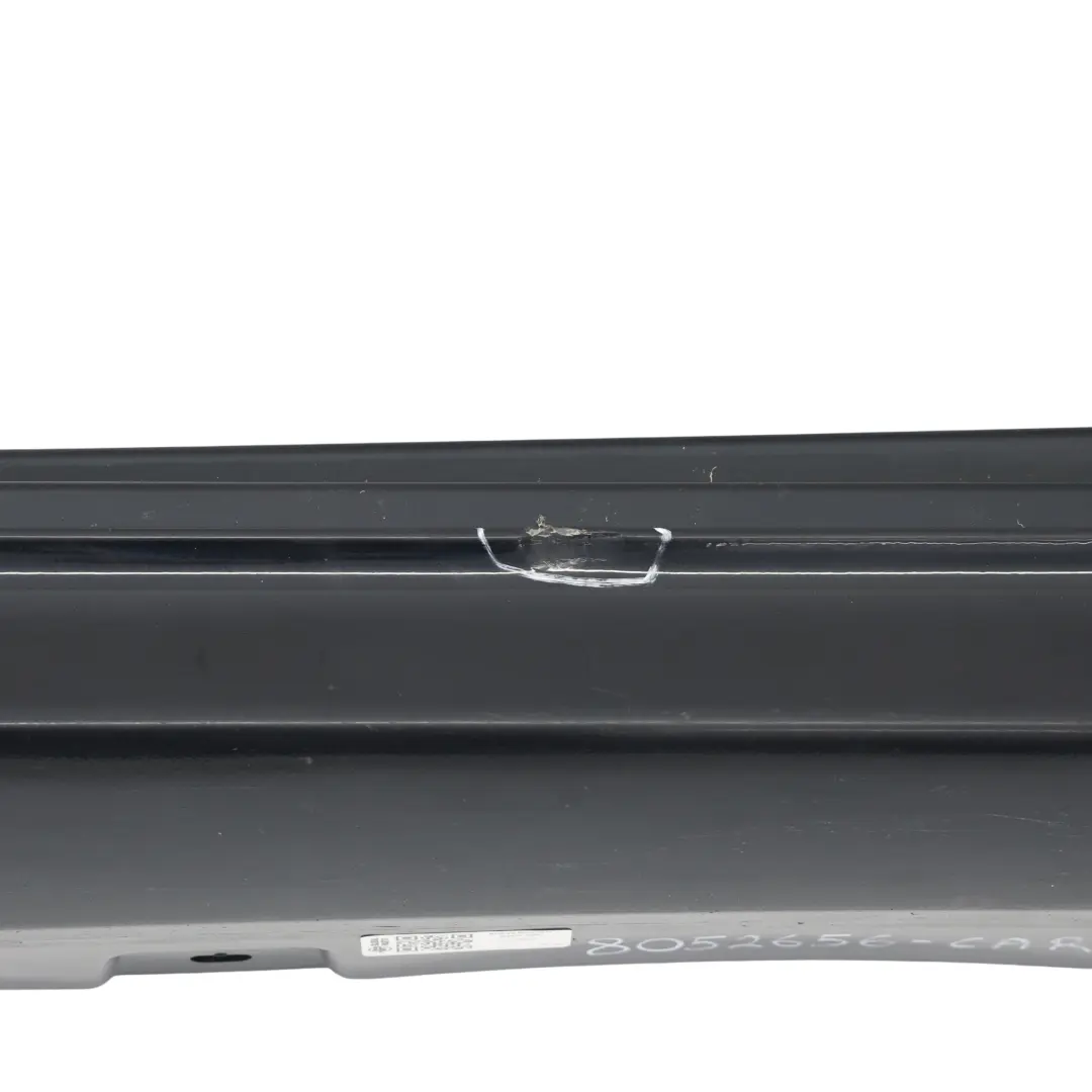 Side Skirt M Sport Sill Panel Right O/S Carbonschwarz Metallic - 416 to BMW F06 with Part number 8052656 BMW F06 Side Skirt M Sport Sill Panel Right O/S Carbonschwarz Metallic - 416 - SKU 8052656-CAR - Part number 8052656