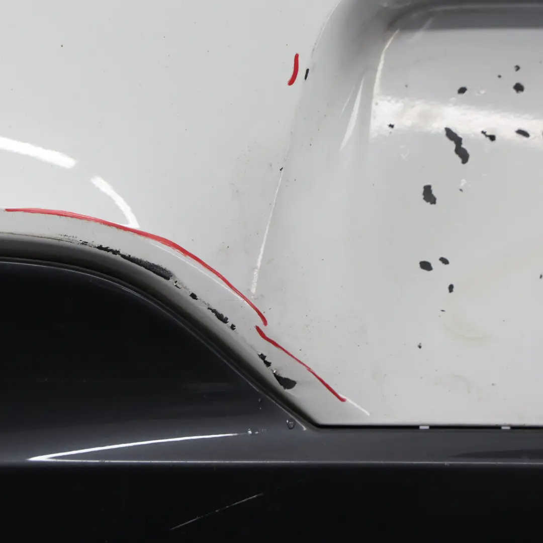 BMW F12 F13 Rear Bumper M Sport Bumper Panel Trim PDC Alpine White - 300 - SKU 8052709-AW1 - Part number 8052709