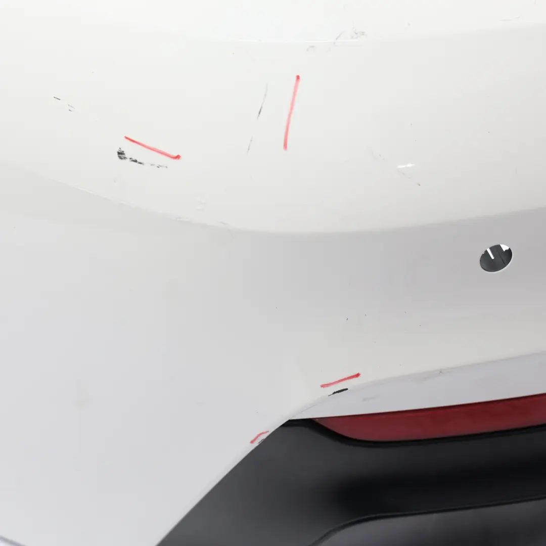 BMW F22 F23 Rear Bumper Trim Panel M Sport Alpinweiss 3 White - 300 - SKU 8055965-AW1 - Part number 8055965