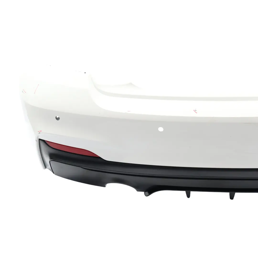 BMW F22 F23 Rear Bumper Trim Panel M Sport Alpinweiss 3 White - 300 - SKU 8055965-AW1 - Part number 8055965