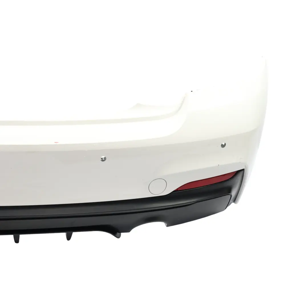 BMW F22 F23 Zderzak Tylny M-Pakiet Alpinweiss 3 Biały - 300 - SKU 8055965-AW1 - Numer Części 8055965