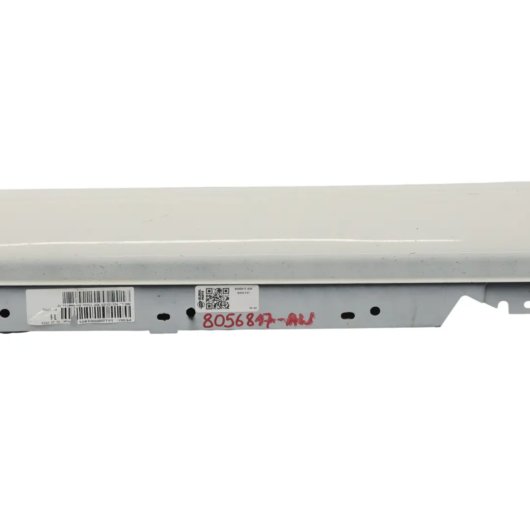 BMW F21 F22 M Sport Faldón Lateral Izquierdo Alpine White 300 - SKU 8056817-AW - Número de pieza 8056817
