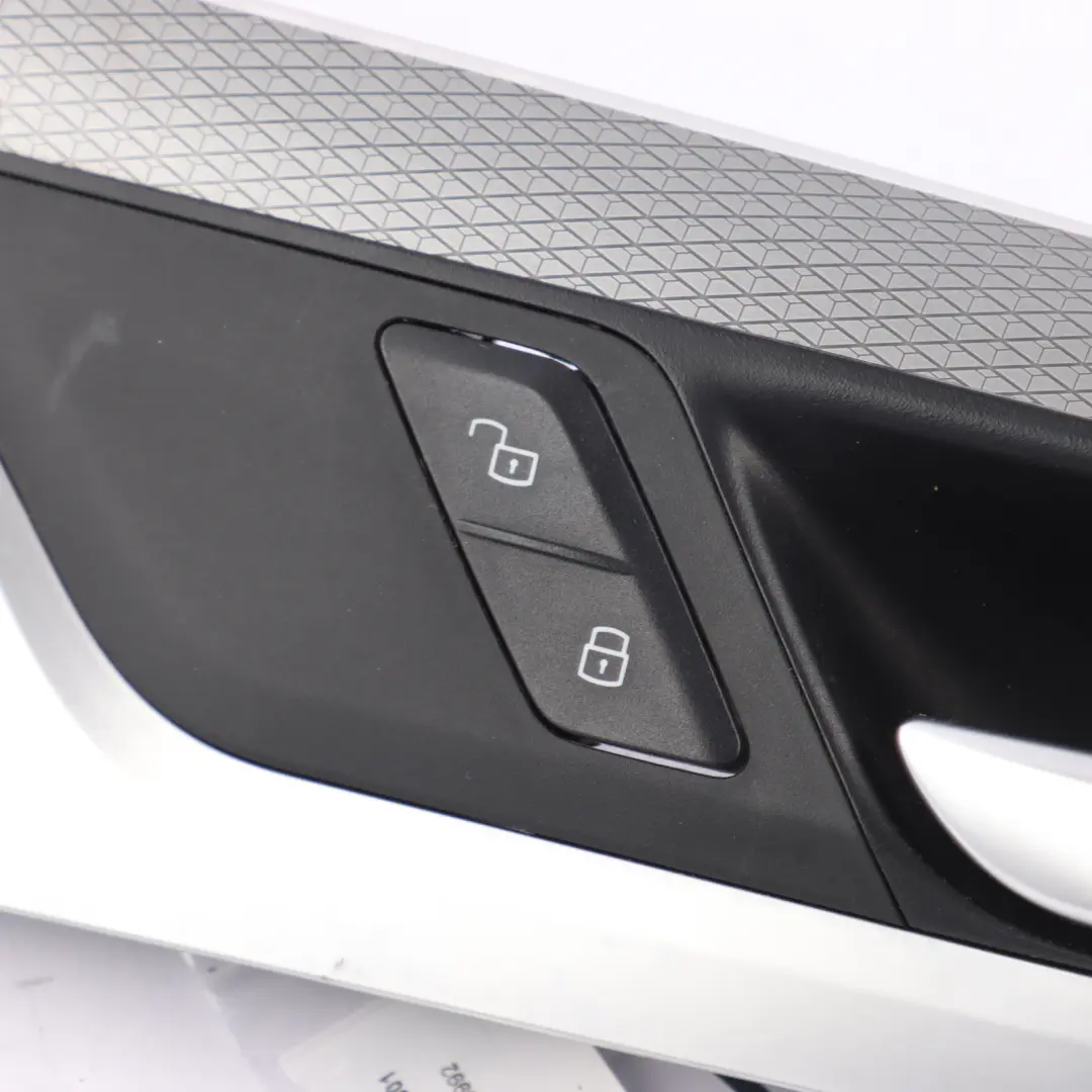 Front Door Trim Interior Strip Alu Rhombicle Right O/S to BMW X3 G01 X4 G02 with Part number 8093516 BMW X3 G01 X4 G02 Front Door Trim Interior Strip Alu Rhombicle Right O/S - SKU RHD-8093516 - Part number 8093516