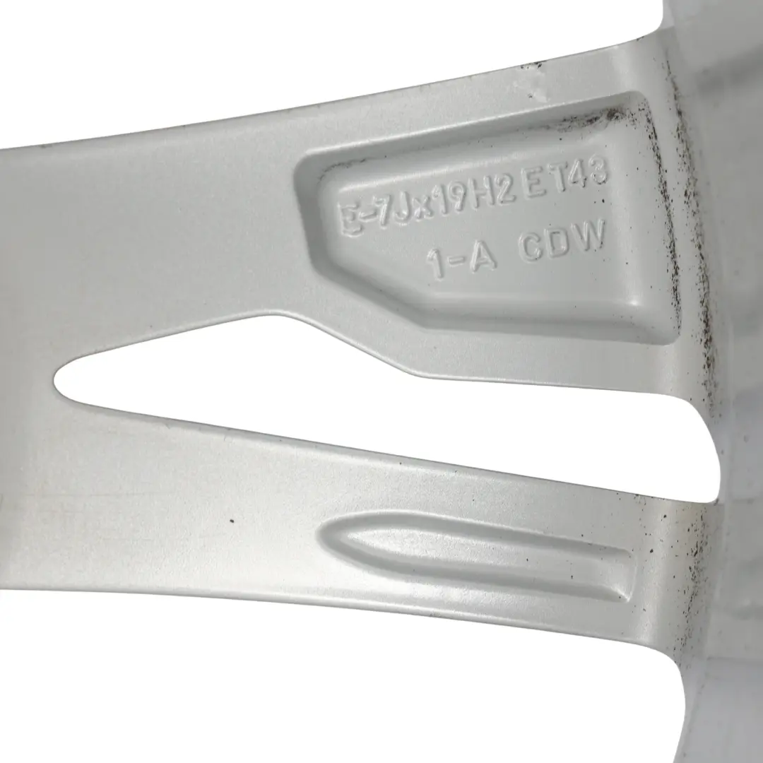 Alloy Rim 19" 7J ET:43 to Audi Q3 F3 Silver Wheel with Part number 83A601025M Audi Q3 F3 Silver Wheel Alloy Rim 19" 7J ET:43 - SKU 83A601025M-4 - Part number 83A601025M