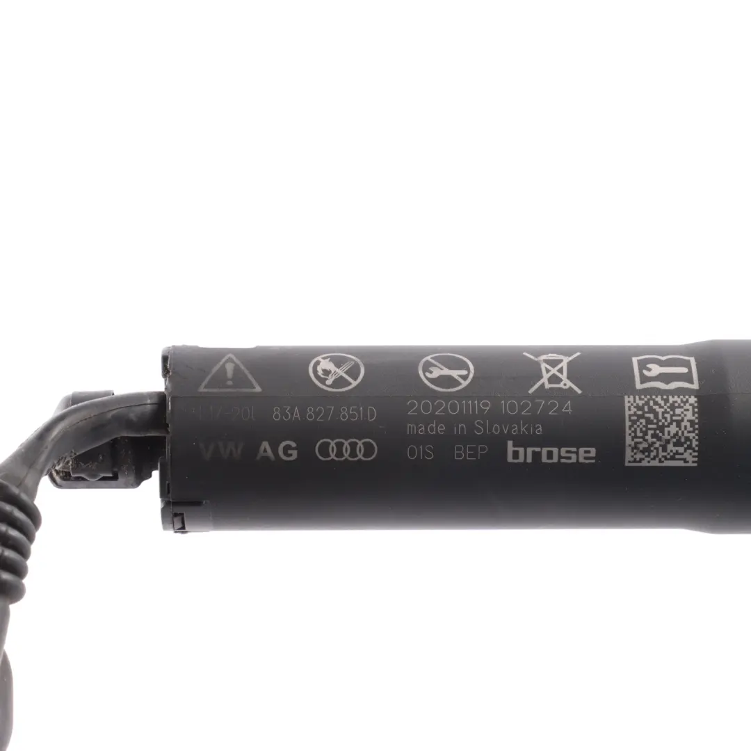 Siłownik Elektryczny Klapy Bagażnika Tył Lewy Prawy do Audi Q3 F3 o numerze 83A827851D Audi Q3 F3 Siłownik Elektryczny Klapy Bagażnika Tył Lewy Prawy - SKU 83A827851D - Numer Części 83A827851D