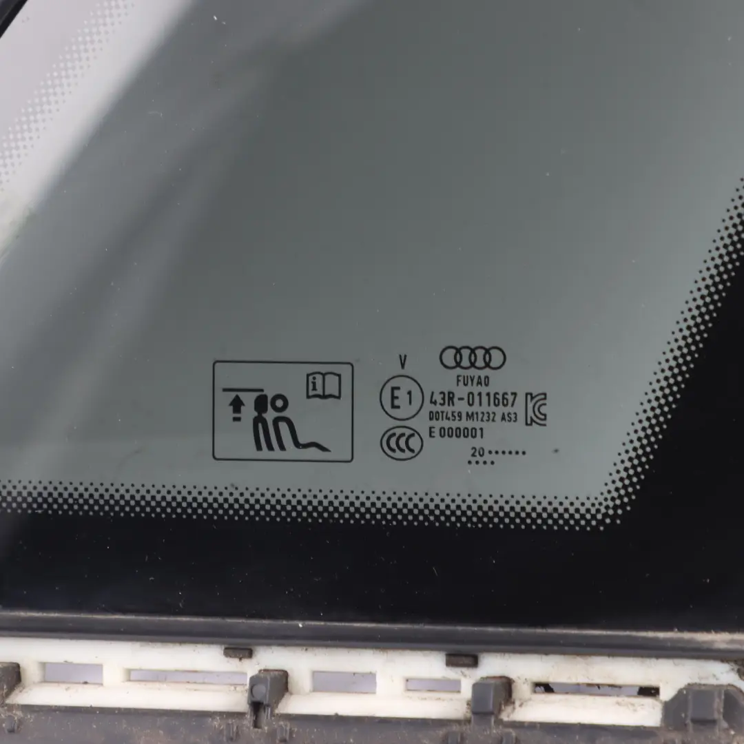 Quarter Glass Glazing AS3 Tinted Right O/S to Audi Q3 F3 Rear with Part number 83A845298E Audi Q3 F3 Rear Quarter Glass Glazing AS3 Tinted Right O/S - SKU 83A845298E - Part number 83A845298E