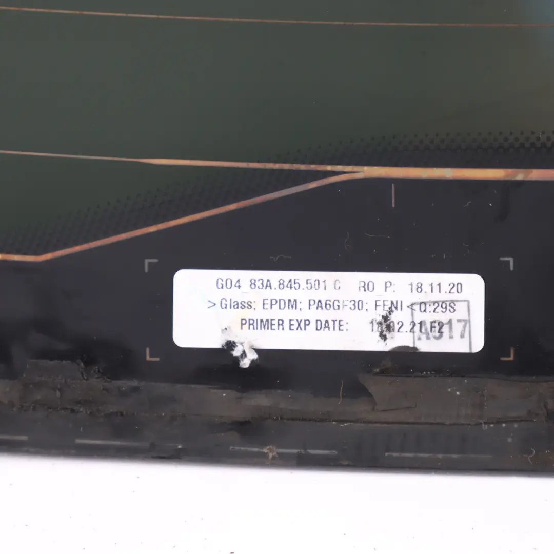 Audi Q3 F3 Rear Tailgate Window Glass Glazing Tinted AS3 - SKU 83A845501C - Part number 83A845501C