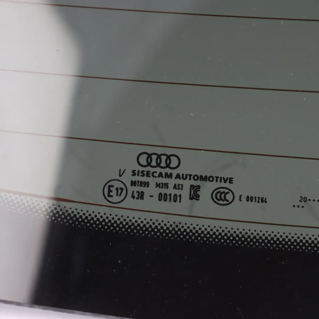 Audi Q3 F3 Rear Tailgate Window Glass Glazing Tinted AS3 - SKU 83A845501C - Part number 83A845501C