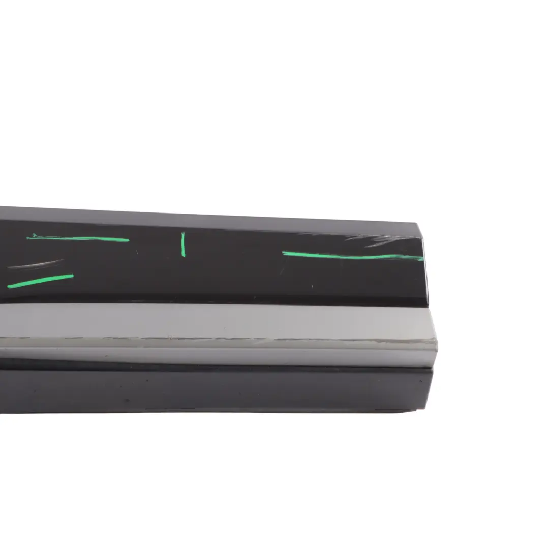 Door Trim Cover Panel Moulding Right O/S Mythical Black - Y9T to Audi Q3 F3 Rear with Part number 83A853970A Audi Q3 F3 Rear Door Trim Cover Panel Moulding Right O/S Mythical Black - Y9T - SKU 83A853970A-MYB - Part number 83A853970A