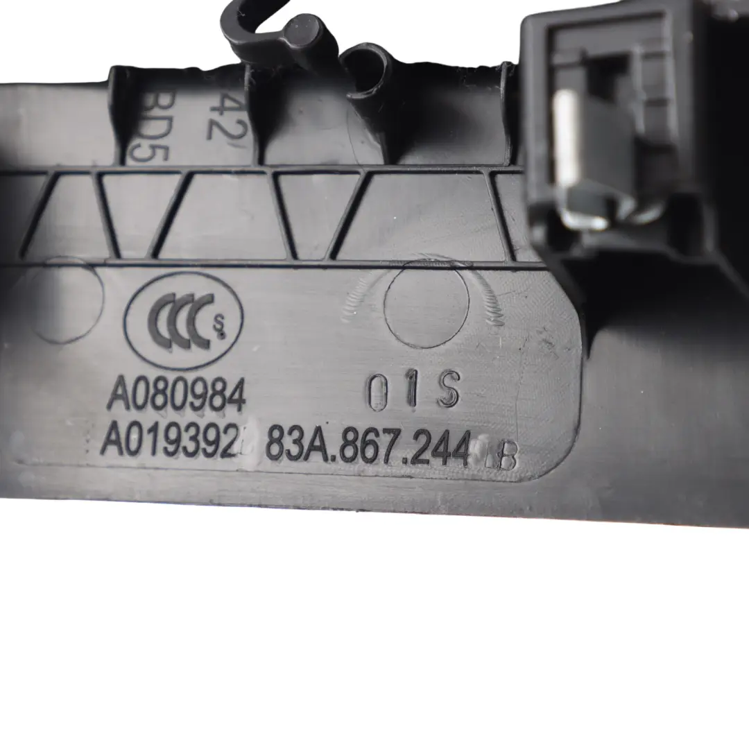 Audi Q3 8U Door B Pillar Column Trim Cover Panel Front Right O/S - SKU 83A867244B - Part number 83A867244B