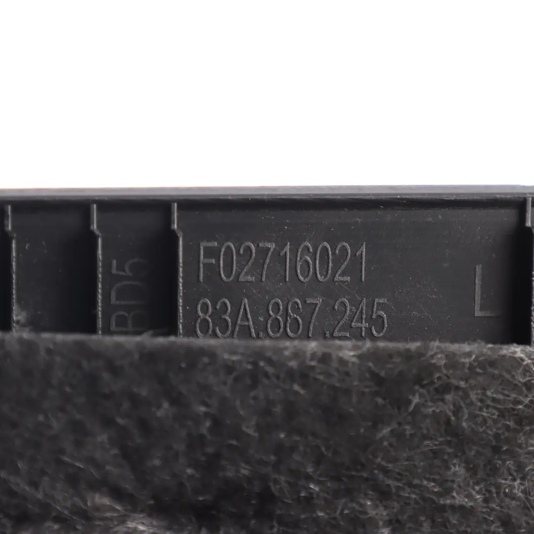 Top Upper D Pillar Column Left N/S Trim Cover Panel Black to Audi Q3 F3 with Part number 83A867245 Audi Q3 F3 Top Upper D Pillar Column Left N/S Trim Cover Panel Black - SKU 83A867245 - Part number 83A867245