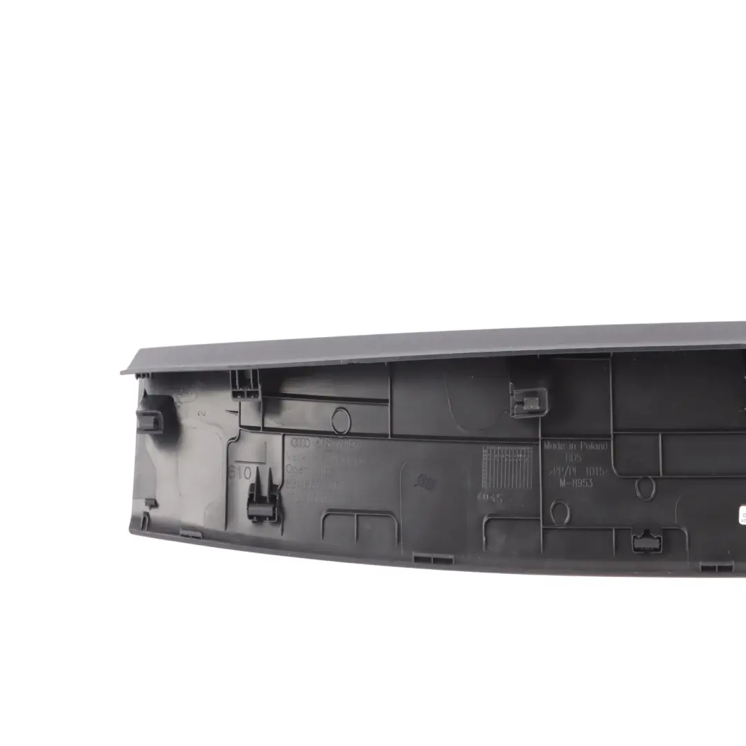 Heckklappe Kofferraum Zierleiste Abdeckung Schwarz für Audi Q3 F3 mit Teilenummer 83A867606 Audi Q3 F3 Heckklappe Kofferraum Zierleiste Abdeckung Schwarz - SKU 83A867606 - Teilenummer 83A867606