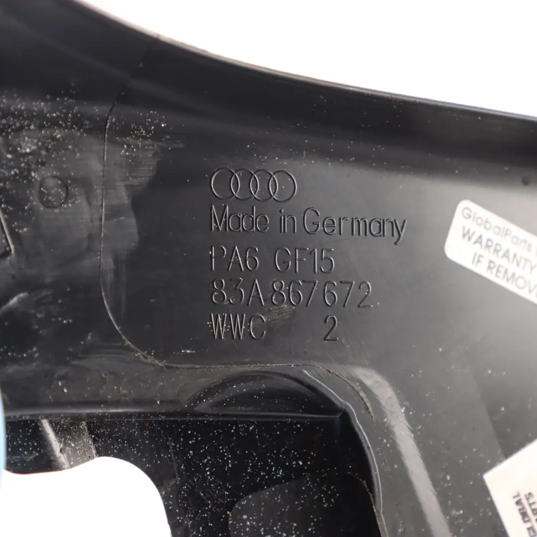 Audi Q3 F3 Türfenster Rahmen Zierleiste Abdeckung Hinten Rechts - SKU 83A867672 - Teilenummer 83A867672