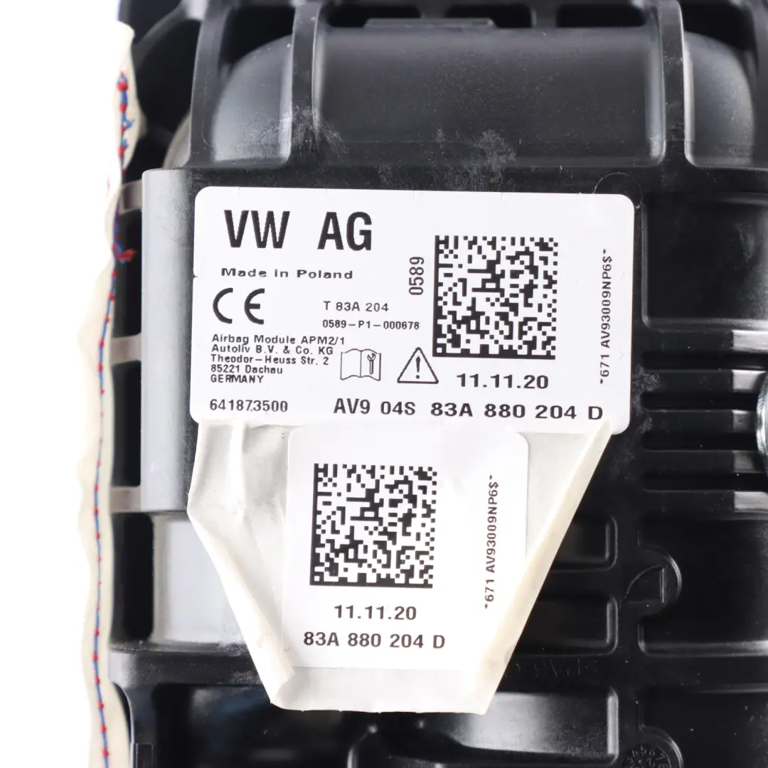 Audi Q3 F3 Passanger Dashboard Front Air Module Left N/S - SKU 83A880204D - Part number 83A880204D